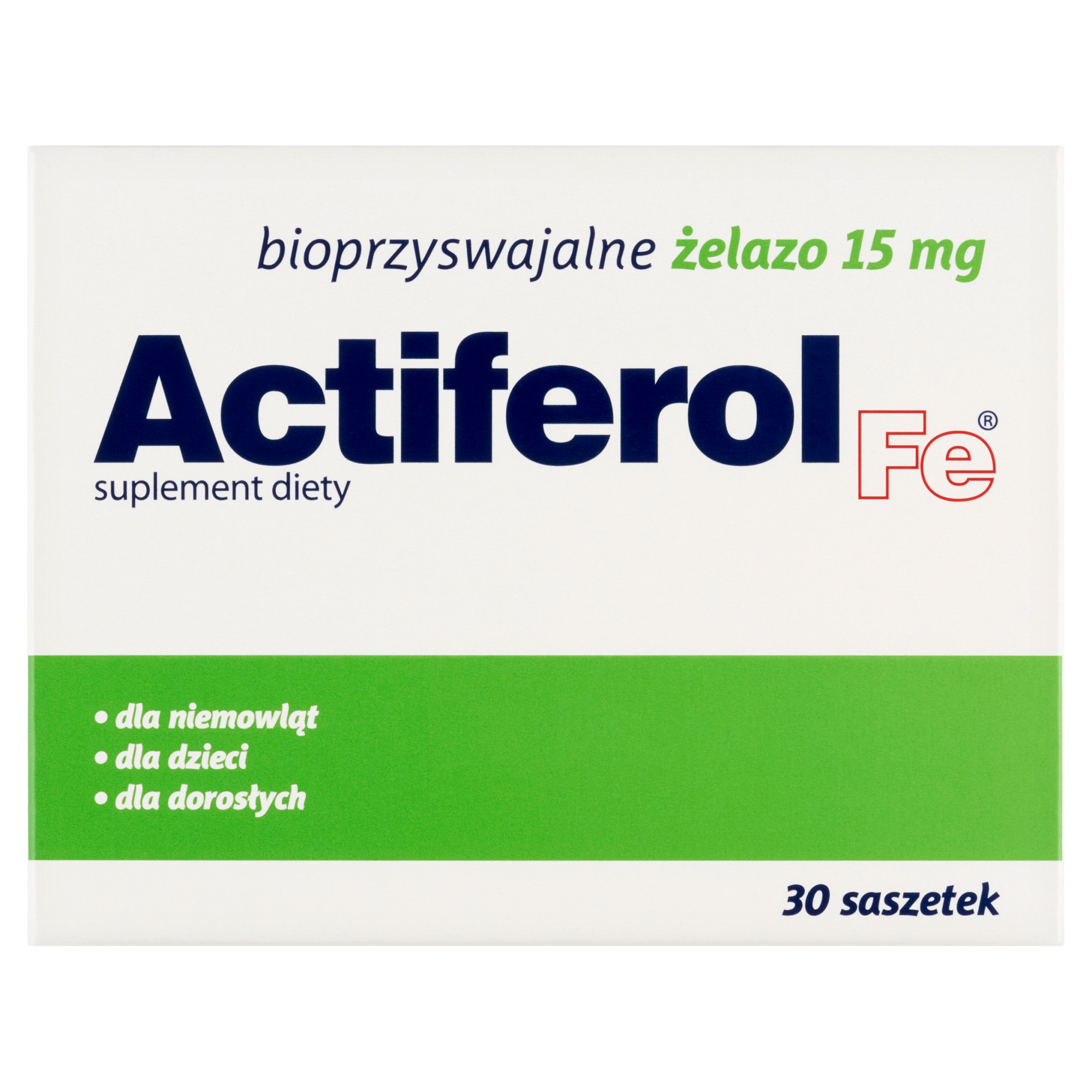 ACTIFEROL FE 15 mg - 30 sasz. zdjęcie