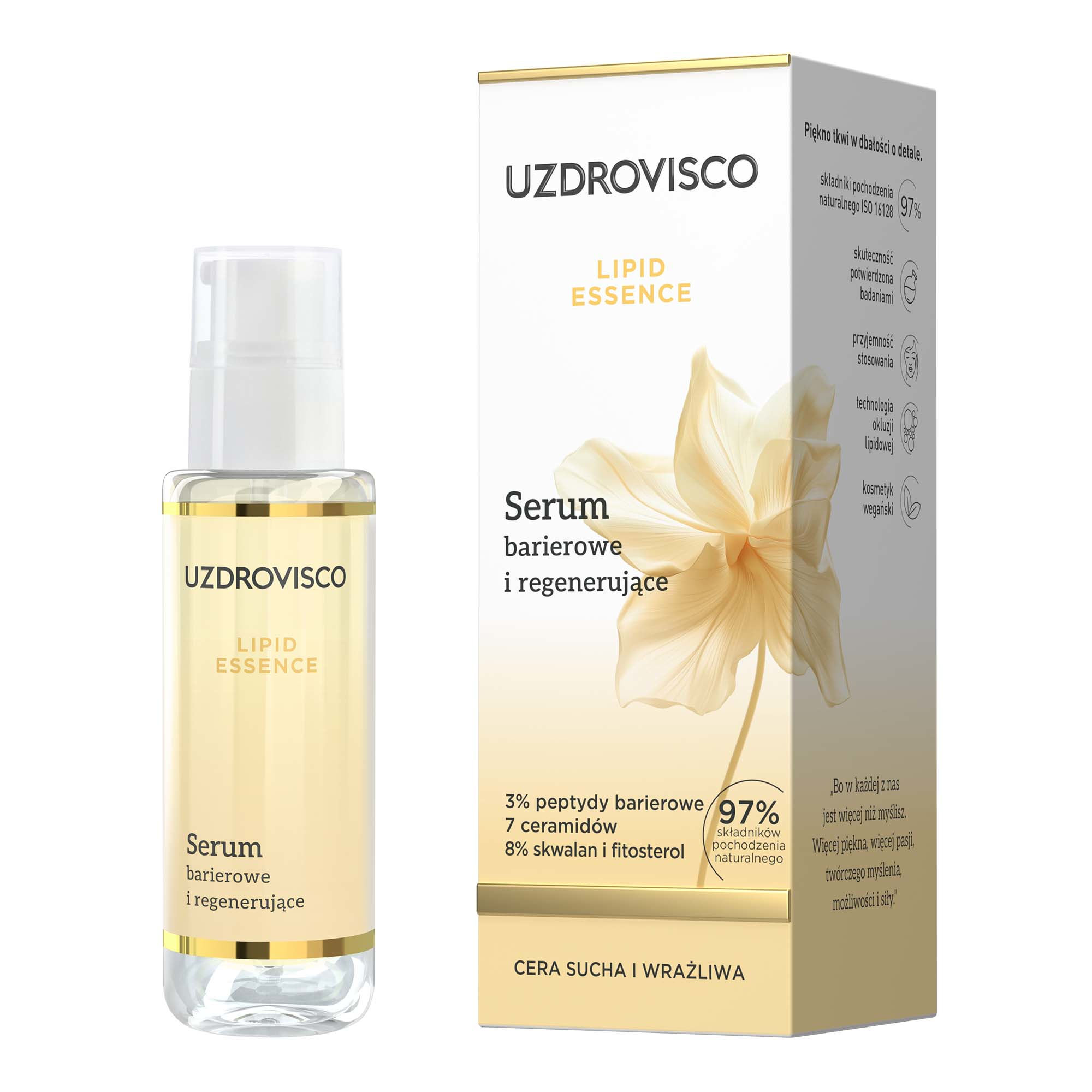 Uzdrovisco Lipid Essence, Serum barierowe i regenerujące, 30 ml zdjęcie