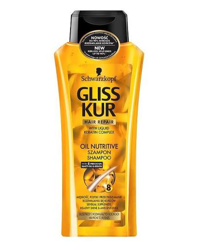 Gliss Kur Oil Nutritive Szampon do włosów - 400 ml - cena, opinie, skład zdjęcie