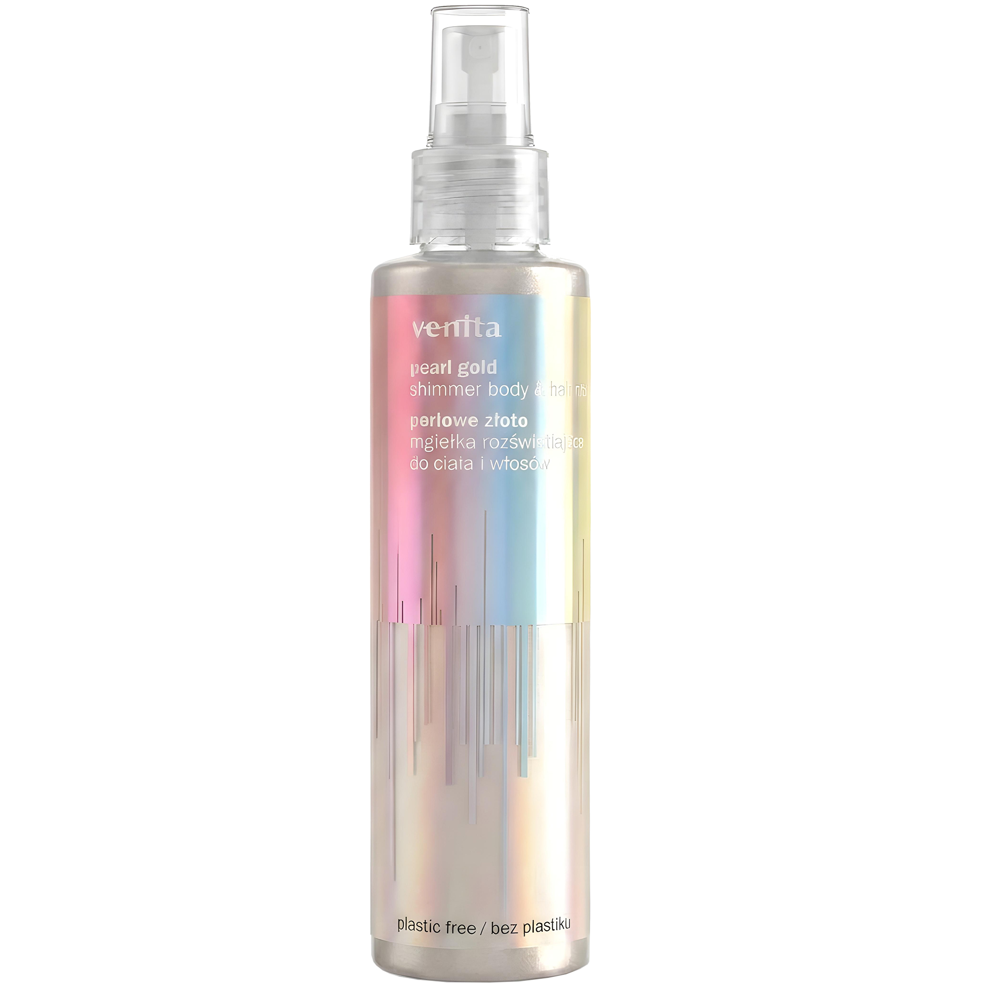 Venita Perłowe złoto Mgiełka rozświetlająca do ciała i włosów, 150 ml zdjęcie