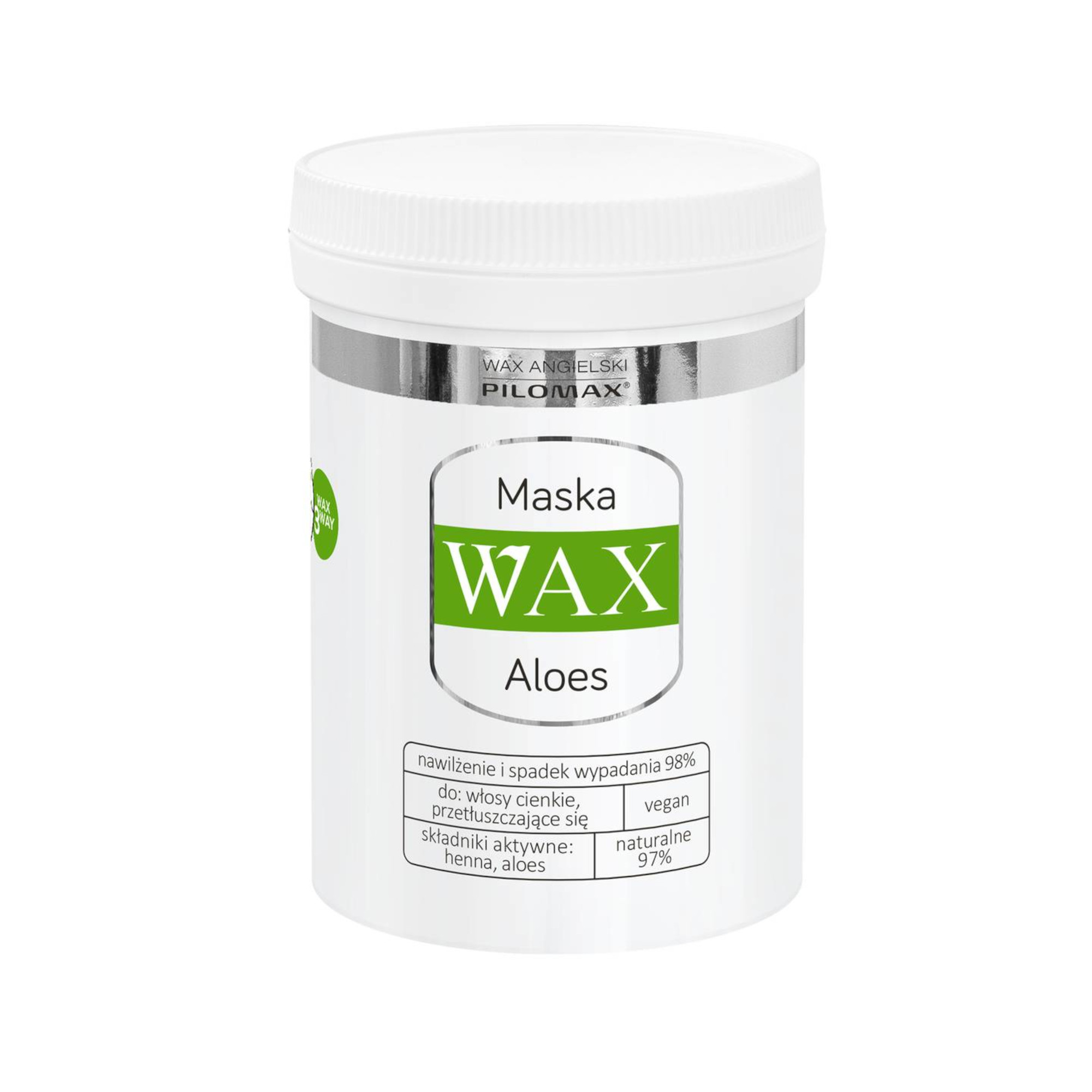 Pilomax WAX NaturClass Aloes maska do włosów cienkich bez objętości 240 ml zdjęcie