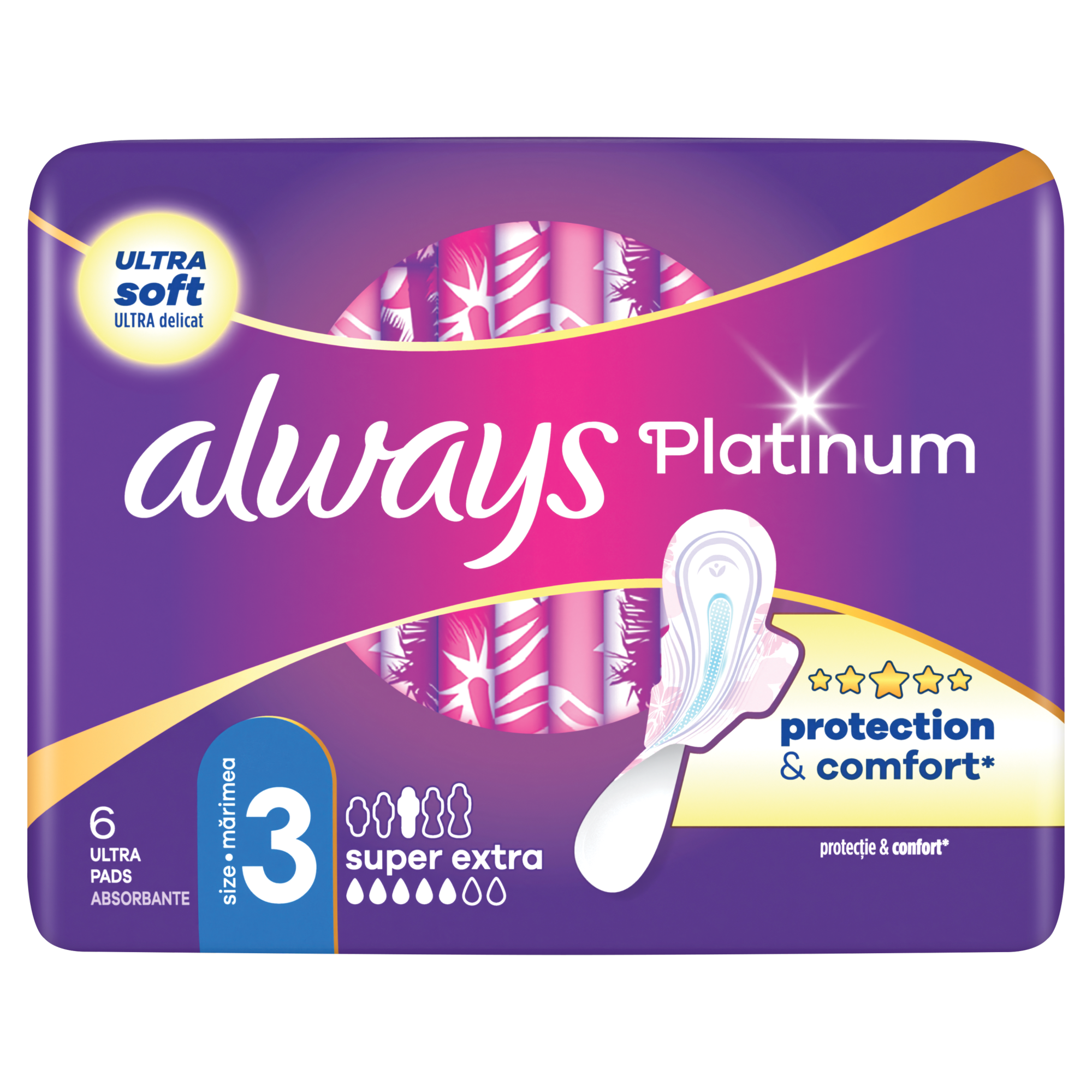 Always Platinum Night 3  Podpaski ze skrzydełkami, 6 sztuk zdjęcie