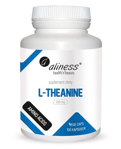 ALINESS L-Theanine 200 mg - 100 kaps. Na uspokojenie - cena, opinie, stosowanie  zdjęcie