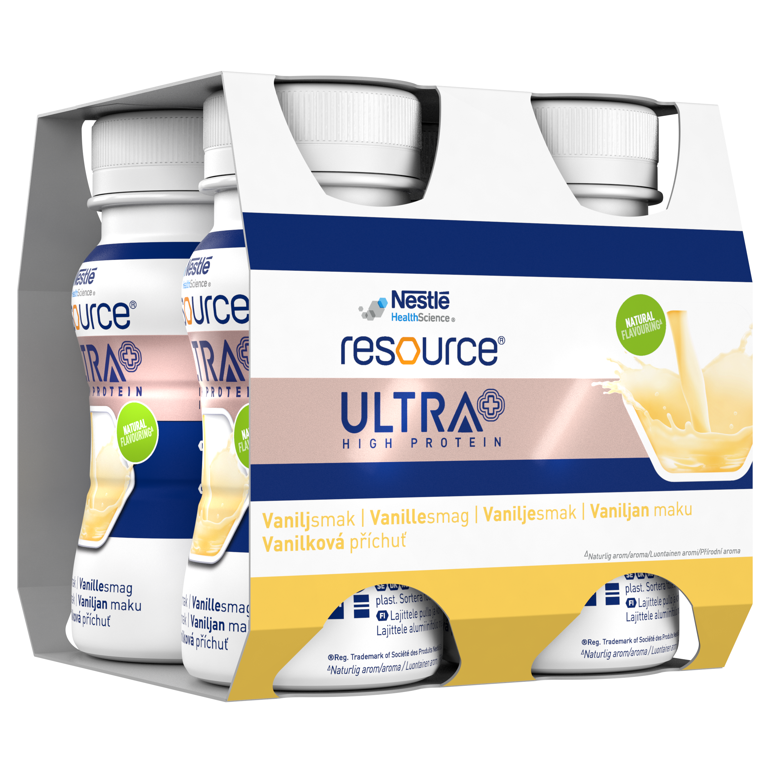 Nestle Resource Ultra + Wanilia, 4 x 125 ml