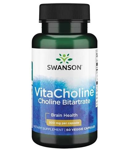 Swanson VitaCholine Cholina - 60 kaps. - cena, opinie, dawkowanie zdjęcie