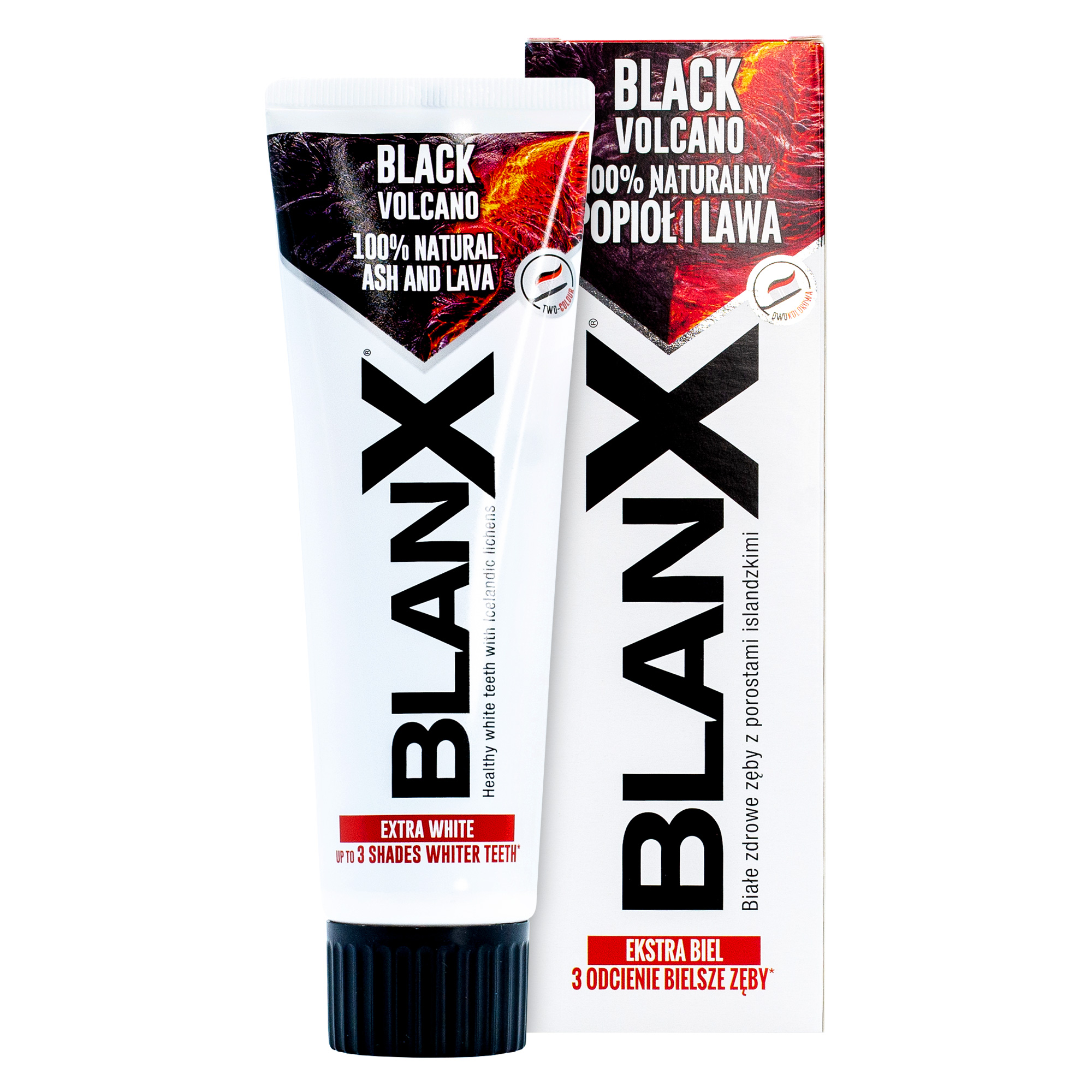 Blanx Black Volcano nieabrazyjna pasta do zębów 75 ml zdjęcie