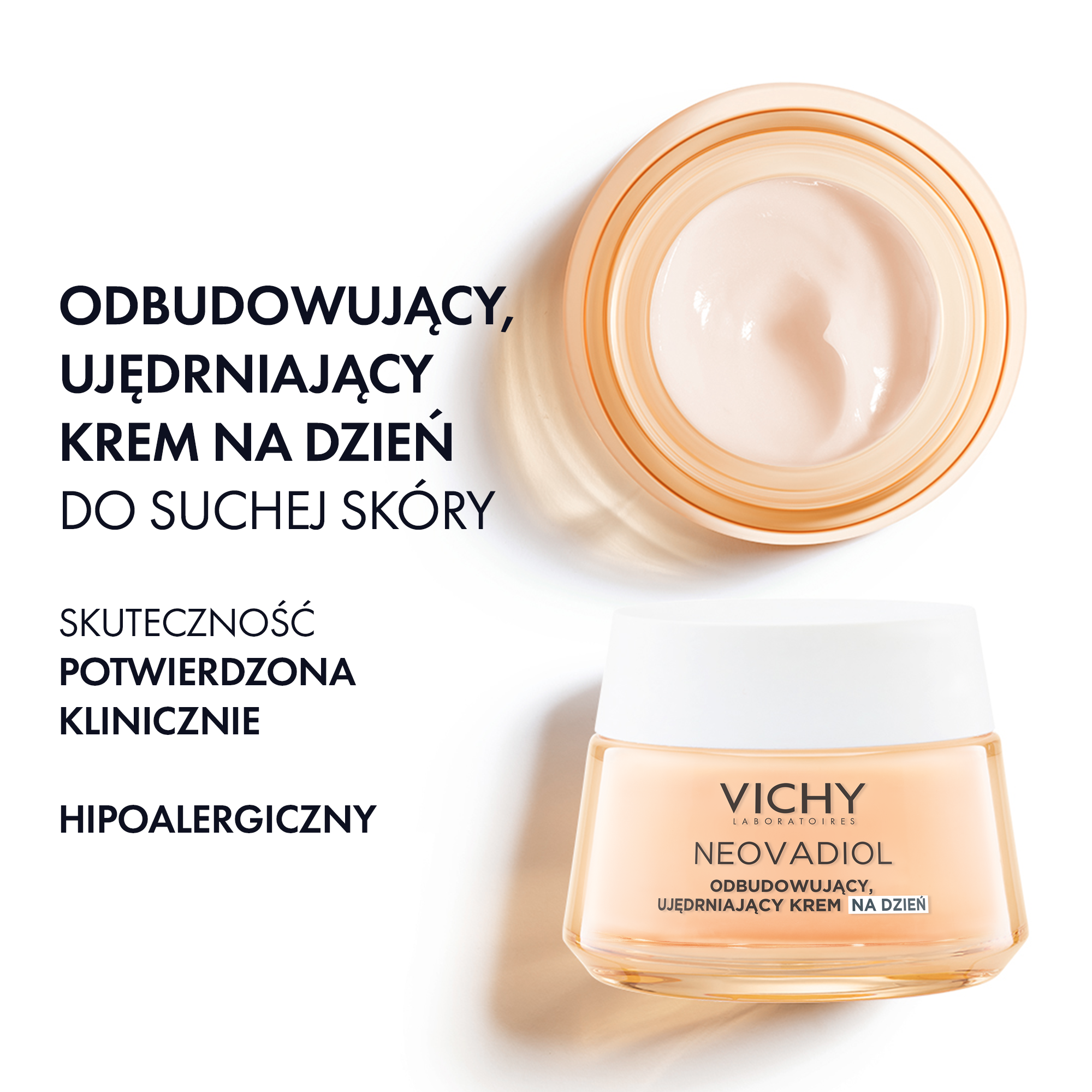 Vichy Neovadiol Kompleks uzupełniający odbudowujący, ujędrniający krem na dzień dla skóry suchej, 50 ml