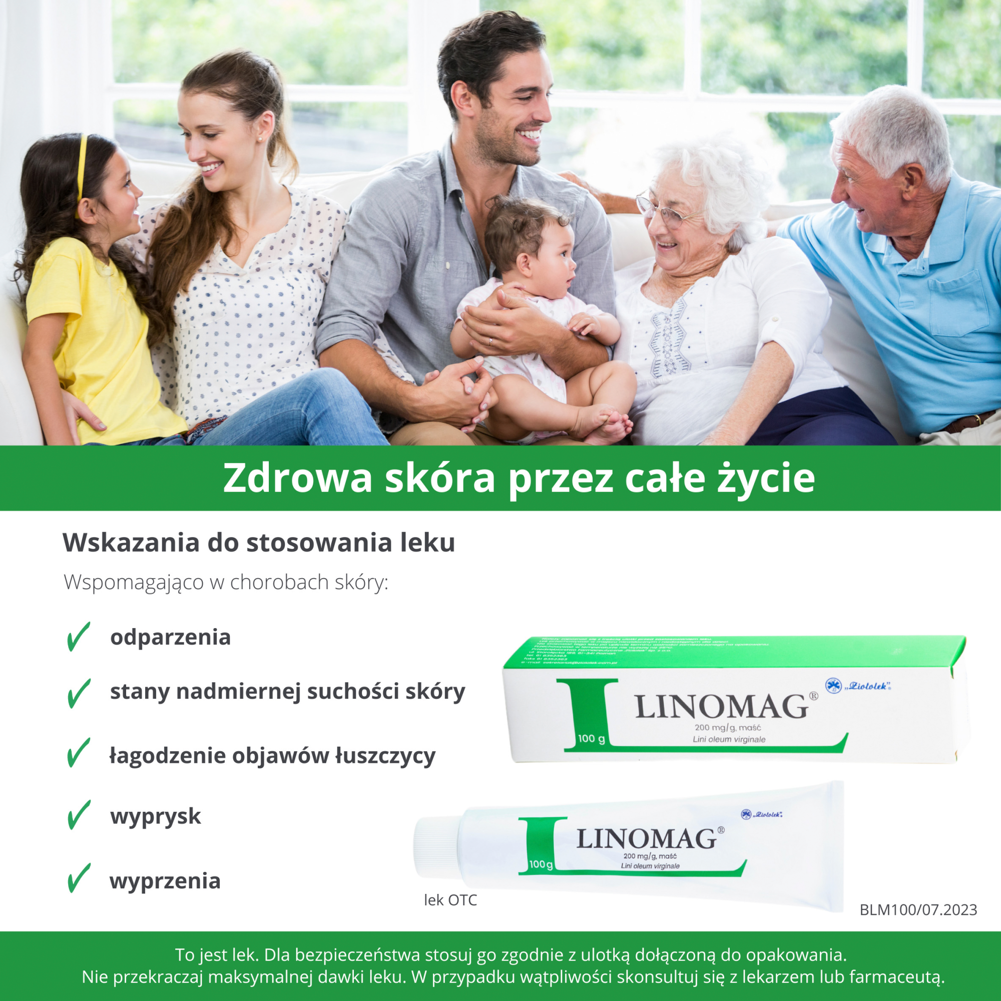 Linomag 200 mg/g, maść, 100 g
