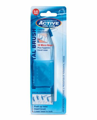 Beauty Formulas Szczoteczka Active Interdental + 10 główek 0,45 mm micro, 1 sztuka zdjęcie