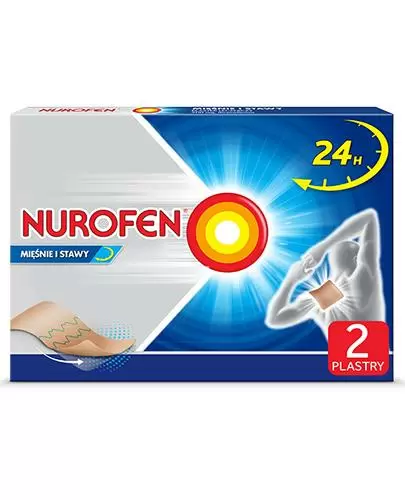 Nurofen mięśnie i stawy plaster leczniczy 200 mg 2 sztuki zdjęcie