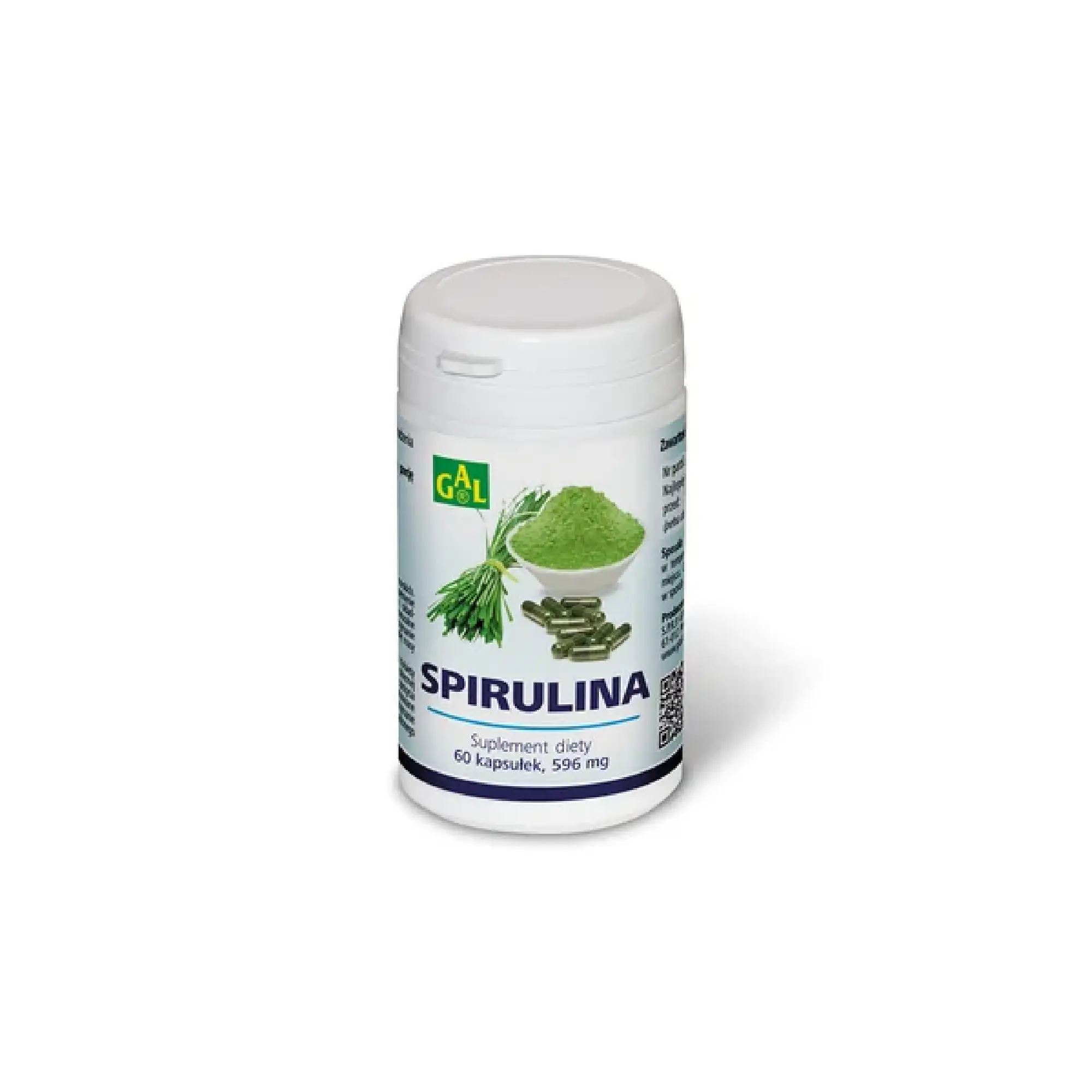 GAL Spirulina 596 mg, kapsułki, 60 sztuk zdjęcie