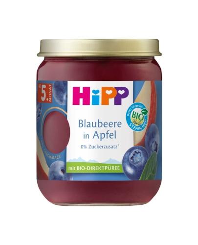 Hipp, Jabłka z jagodami BIO, 160 g zdjęcie