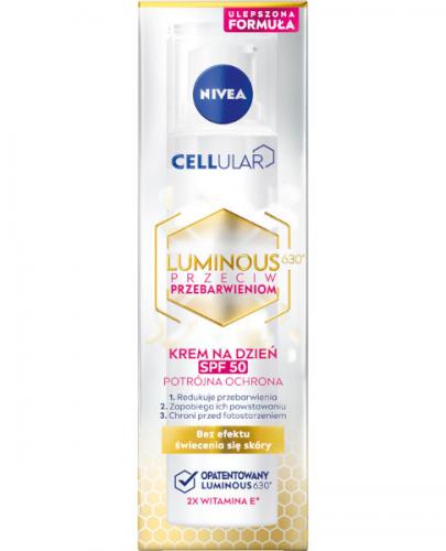 NIVEA Cellular Luminous630®, krem na dzień przeciw przebarwieniom SPF 50, 40 ml zdjęcie