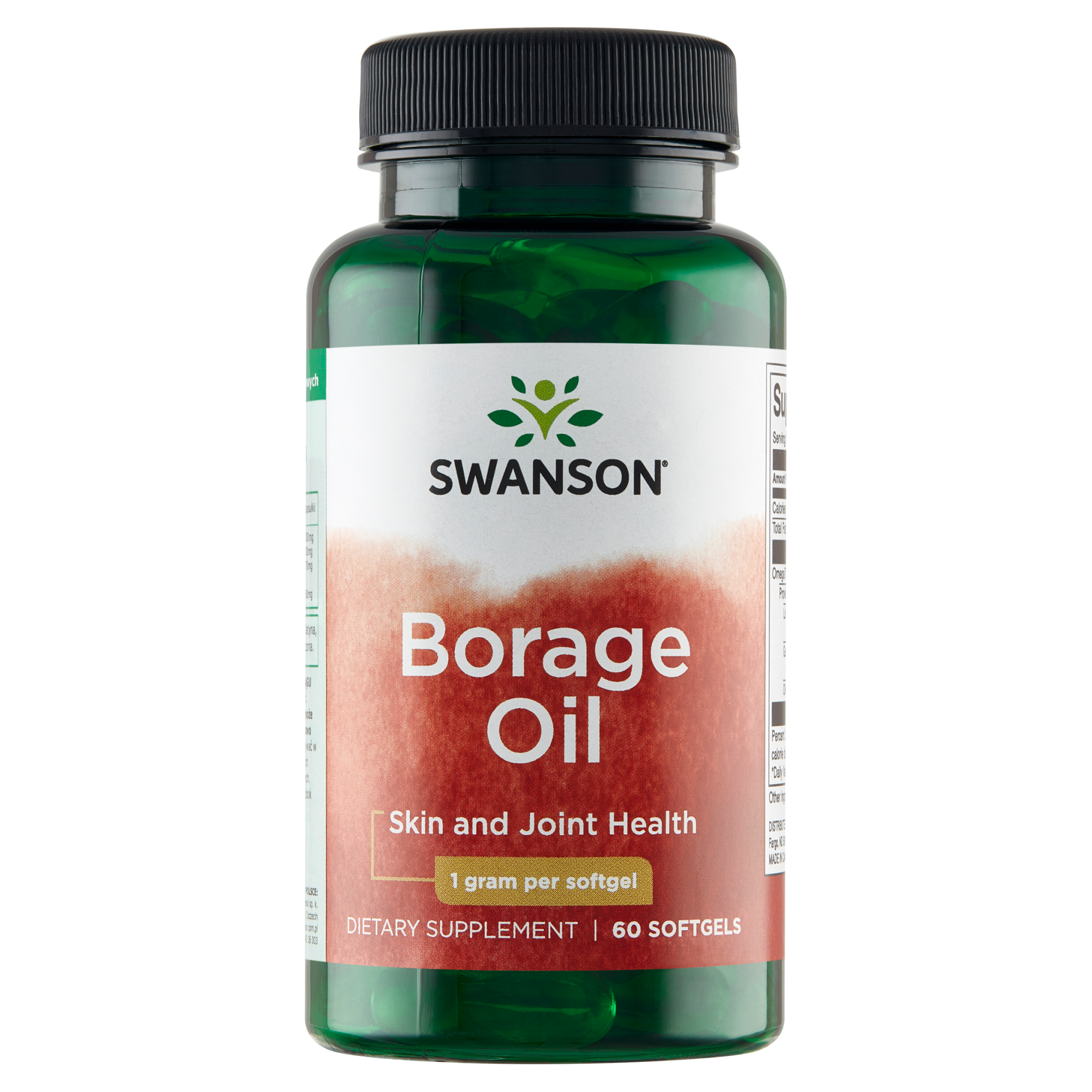 Swanson Borage Oil 60 kapsułek zdjęcie