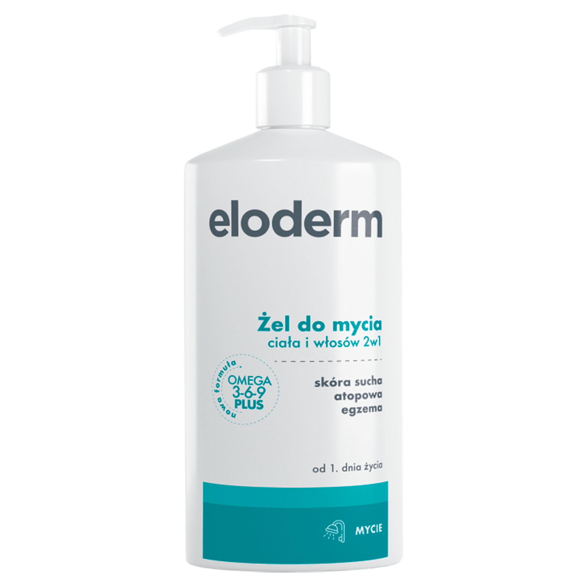 Eloderm żel do mycia ciała i włosów 2w1 400 ml zdjęcie