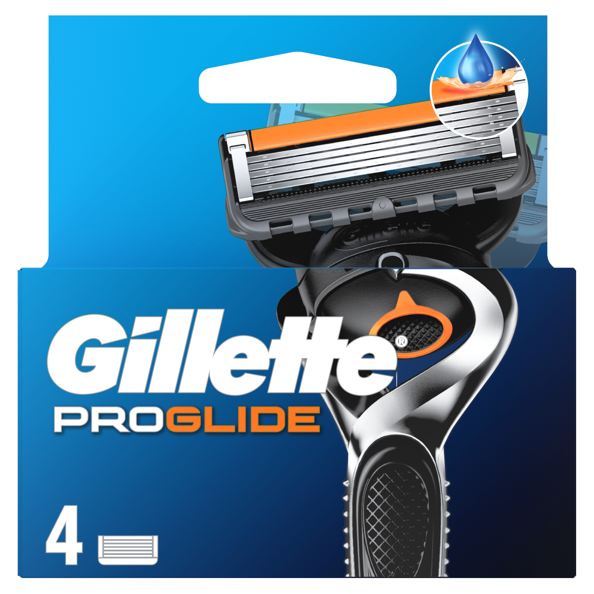 Gillette ProGlide Ostrza wymienne do maszynki do golenia dla mężczyzn, 4 sztuki zdjęcie