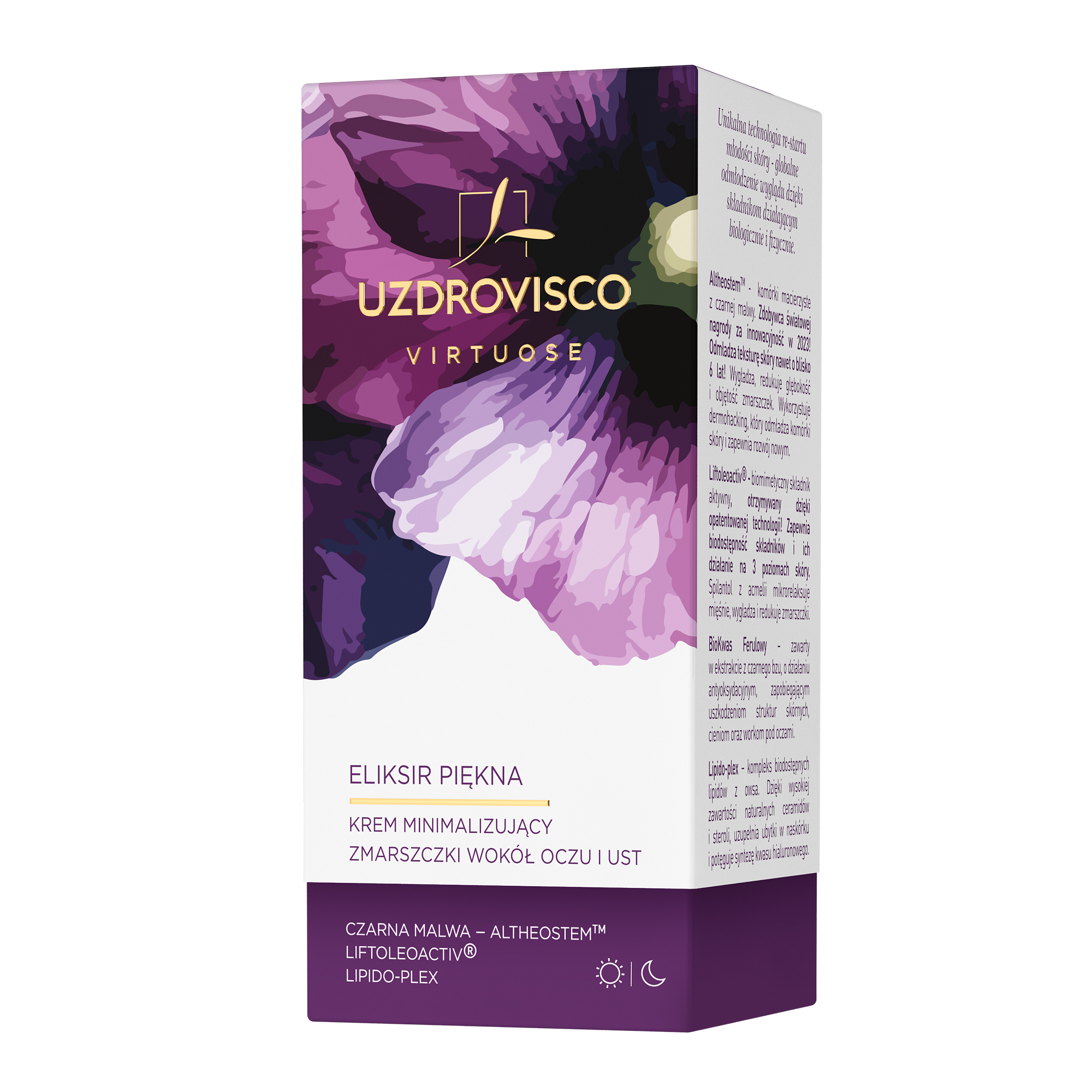 Uzdrovisco Virtuose Eliksir piękna, krem minimalizujący zmarszczki wokół oczu i ust, 30 ml zdjęcie