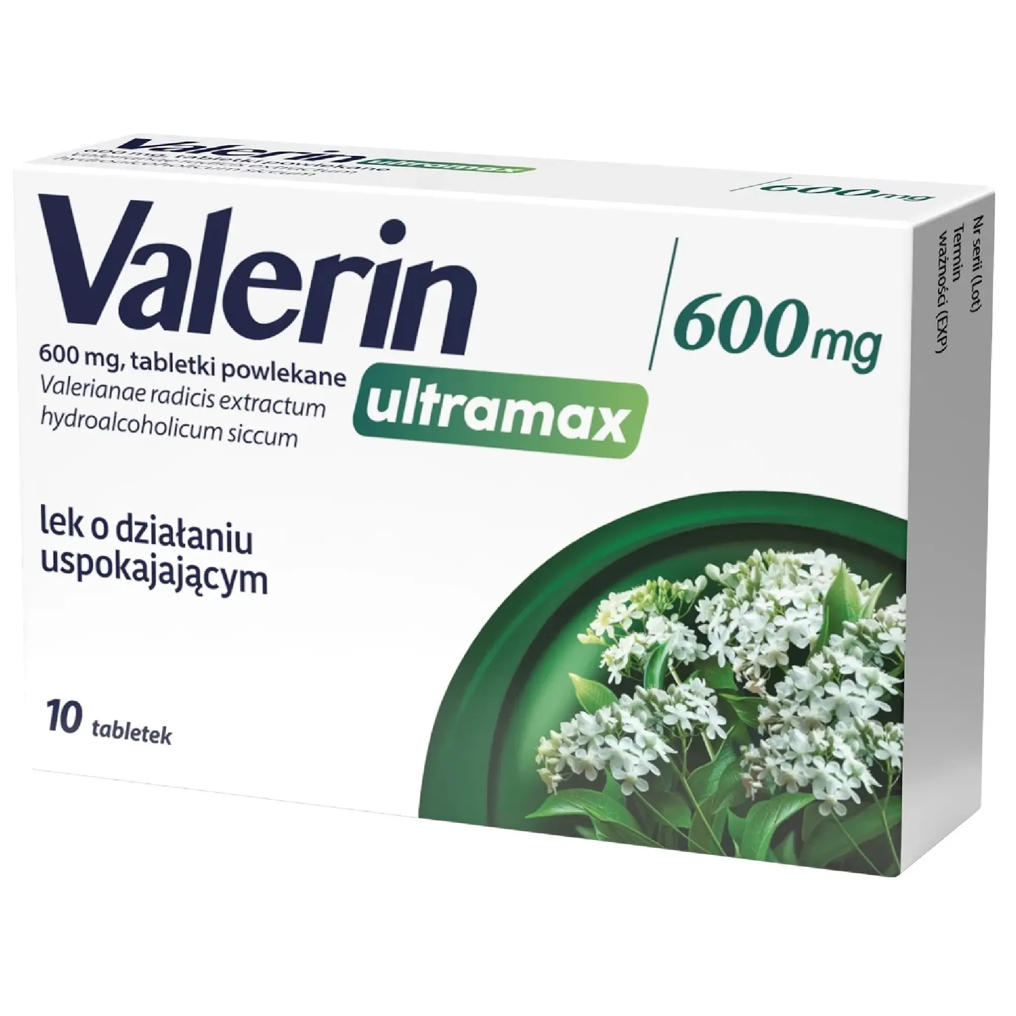 Valerin Ultramax, 600 mg, tabletki powlekane, 10 sztuk zdjęcie