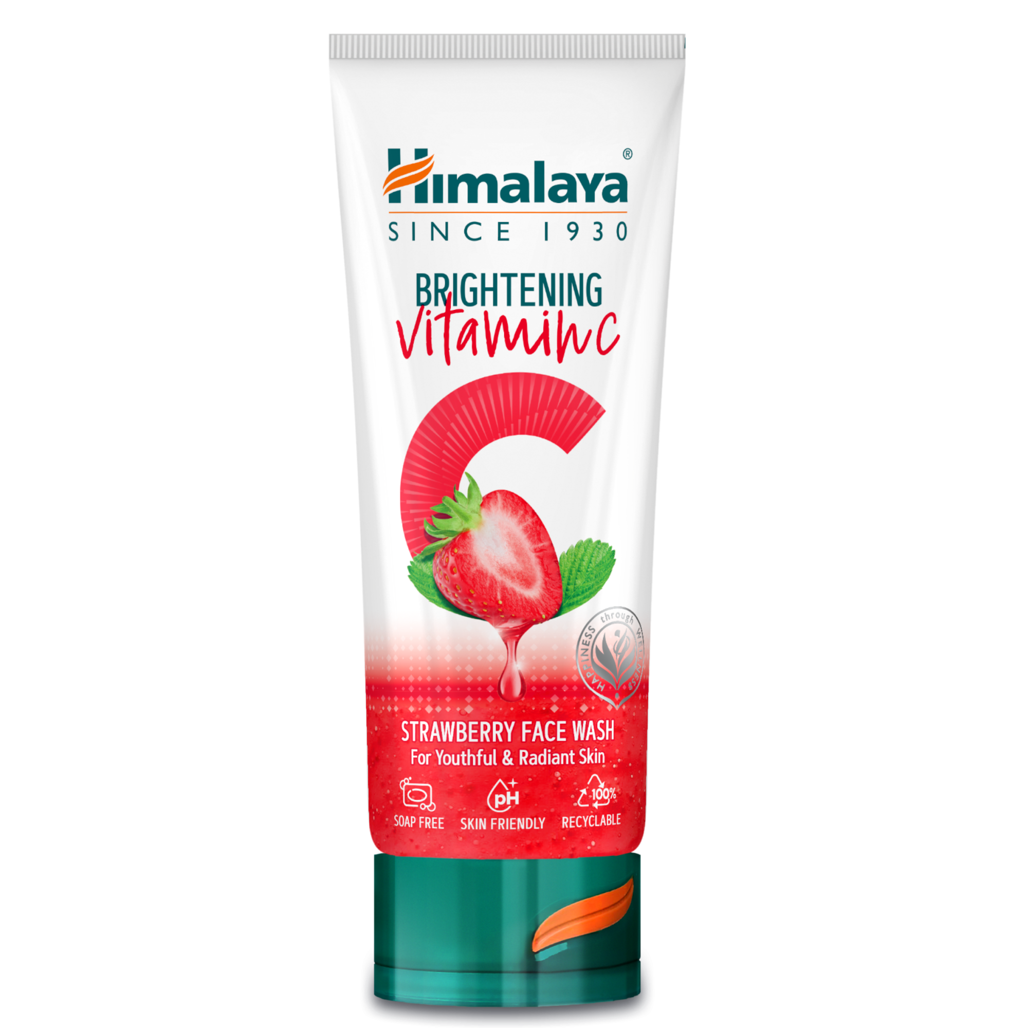 Himalaya, żel do mycia twarzy dla młodej cery z Witaminą C, Truskawka, 100 ml zdjęcie