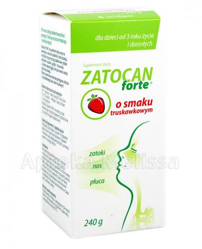 ZATOCAN FORTE Smak truskawkowy - 240 g zdjęcie