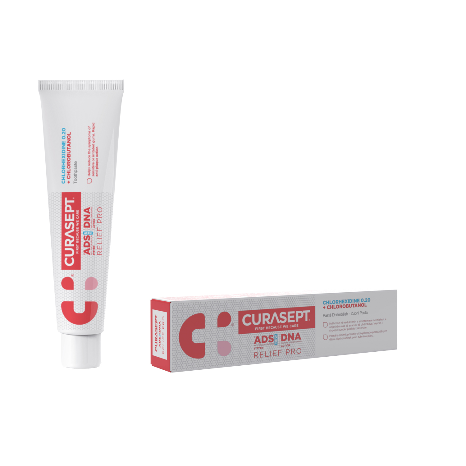 Curasept Ads Dna 720 Relief Pro 0,20% Chx + Chlorobutanol, pasta do zębów, 75 ml zdjęcie