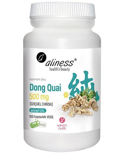 Aliness Dong Quai 1,5% 500 mg, 100 kaps., cena, opinie, właściwości  zdjęcie