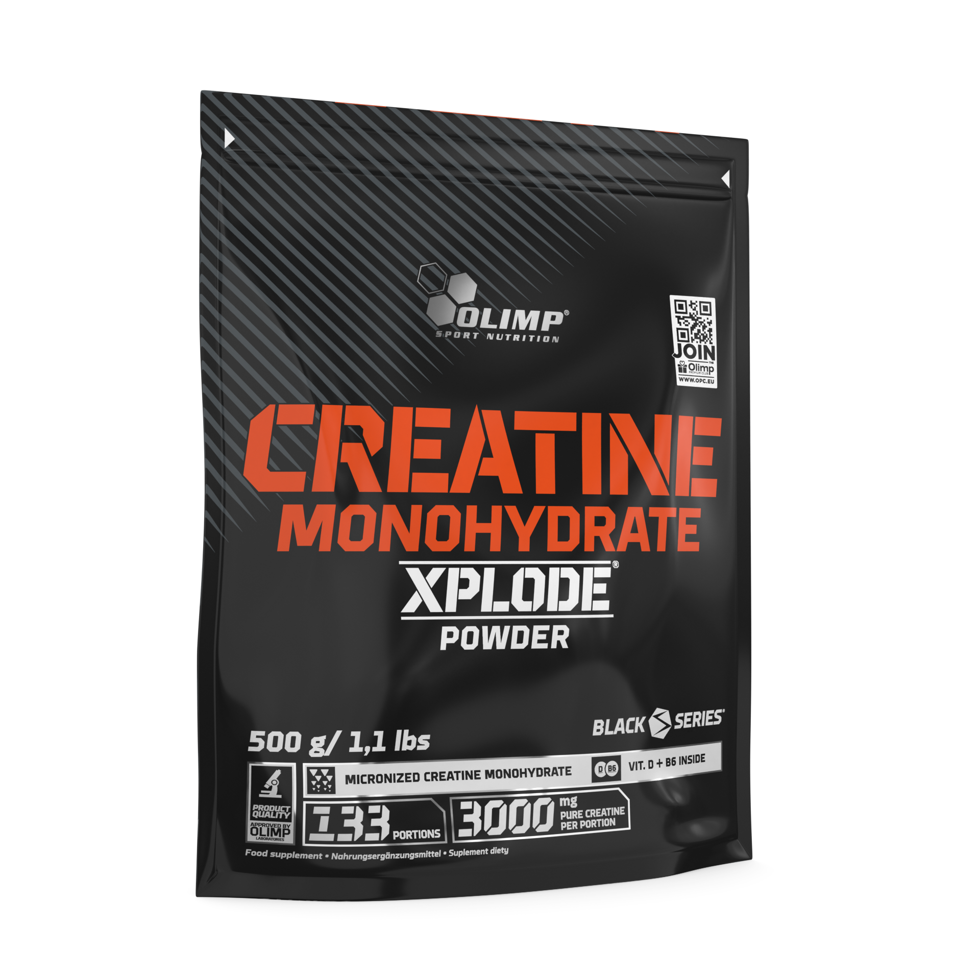 Olimp, Creatine Monohydrate Xplode Powder smak cytrynowy 500 g zdjęcie
