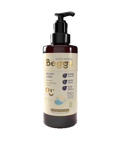 Beggs Żel pod prysznic do ciała i włosów dla dzieci od urodzenia, 200 ml zdjęcie