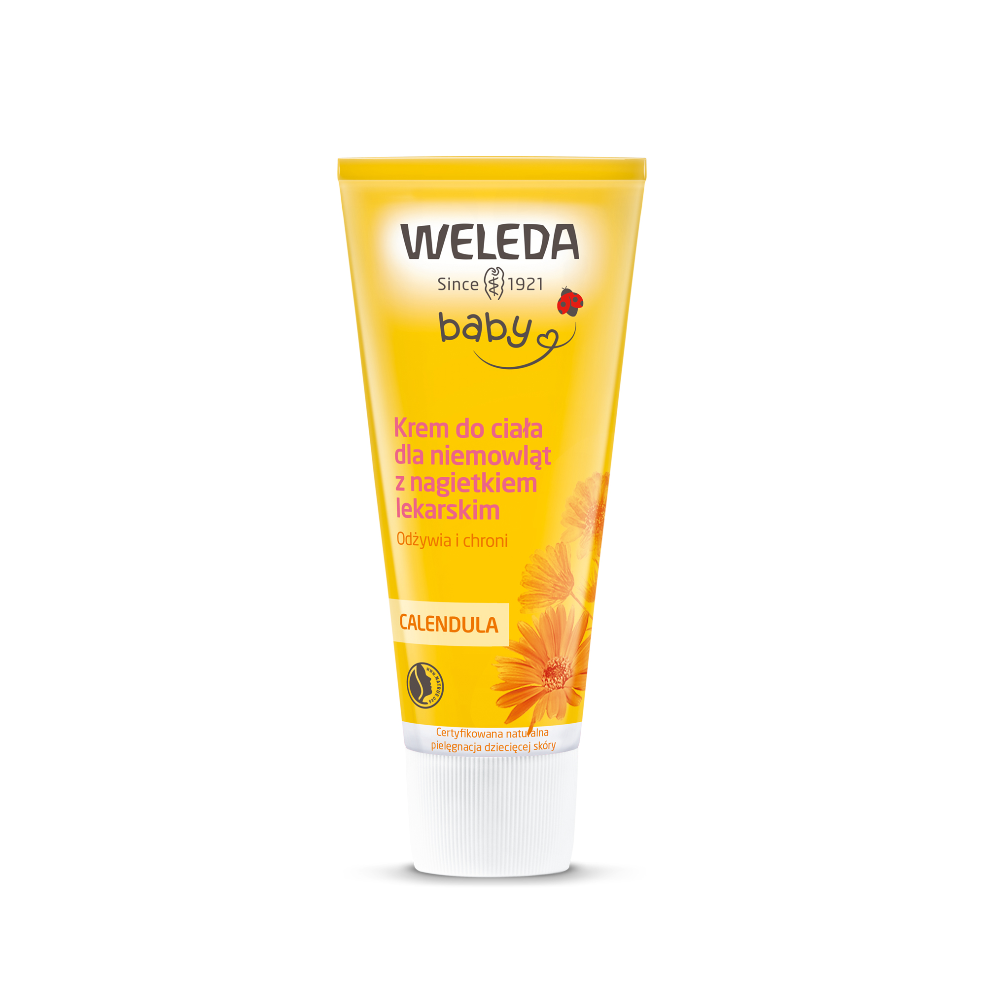 Weleda Baby Calendula Krem do ciała dla niemowląt z nagietkiem lekarskim 75 ml zdjęcie