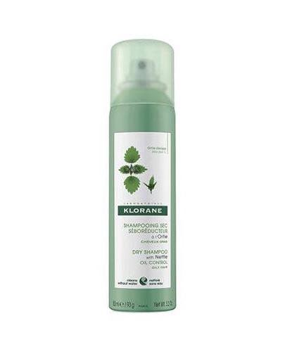 Klorane Seboregulujący suchy szampon do włosów przetłuszczających się - 150 ml - cena, opinie, właściwości  zdjęcie