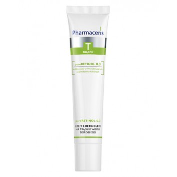 PHARMACERIS T PURERETINOL 0.3, krem z retinolem na trądzik wieku dorosłego na noc, 40 ml