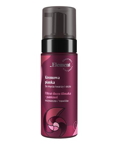 Element Kremowa pianka do mycia twarzy i oczu Filtrat śluzu ślimaka i pantenol - 170 ml  zdjęcie