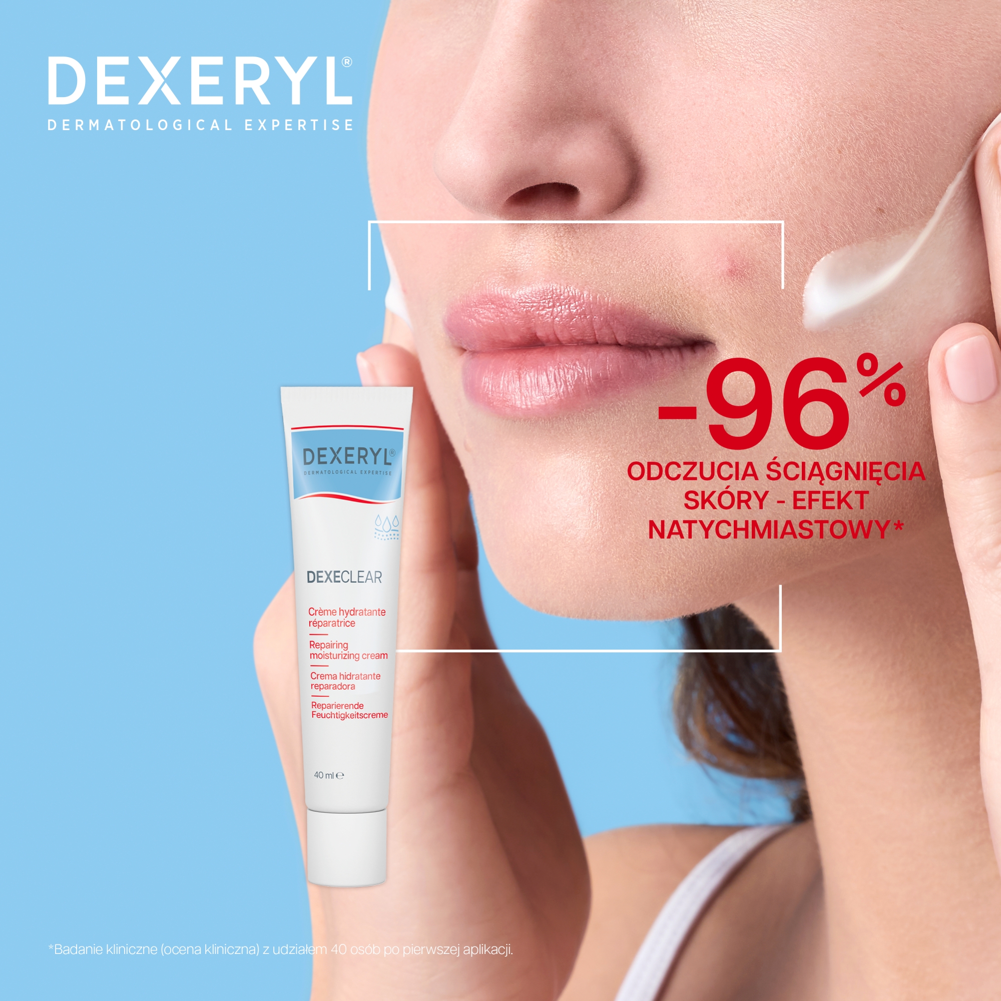 Dexeryl Dexeclear krem nawilżająco-regenerujący, 40 ml