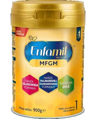 Enfamil 1 Premium MFGM mleko początkowe od urodzenia proszek 900 g zdjęcie