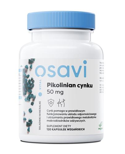 Pikolinian Cynku 50 mg, 120 vegan kaps., cena, opinie, właściwości zdjęcie