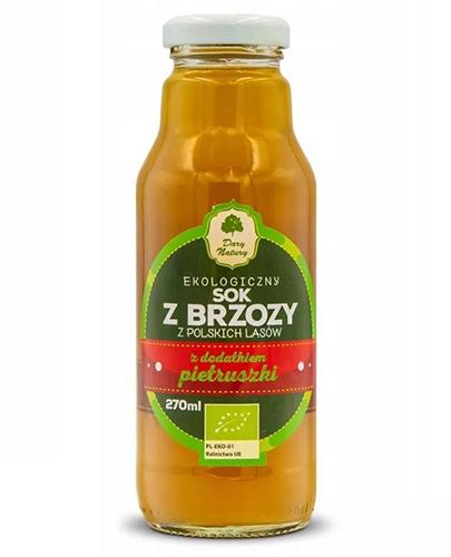 Dary Natury Ekologiczny sok z brzozy z dodatkiem pietruszki - 270 ml - cena, opinie, właściwości zdjęcie