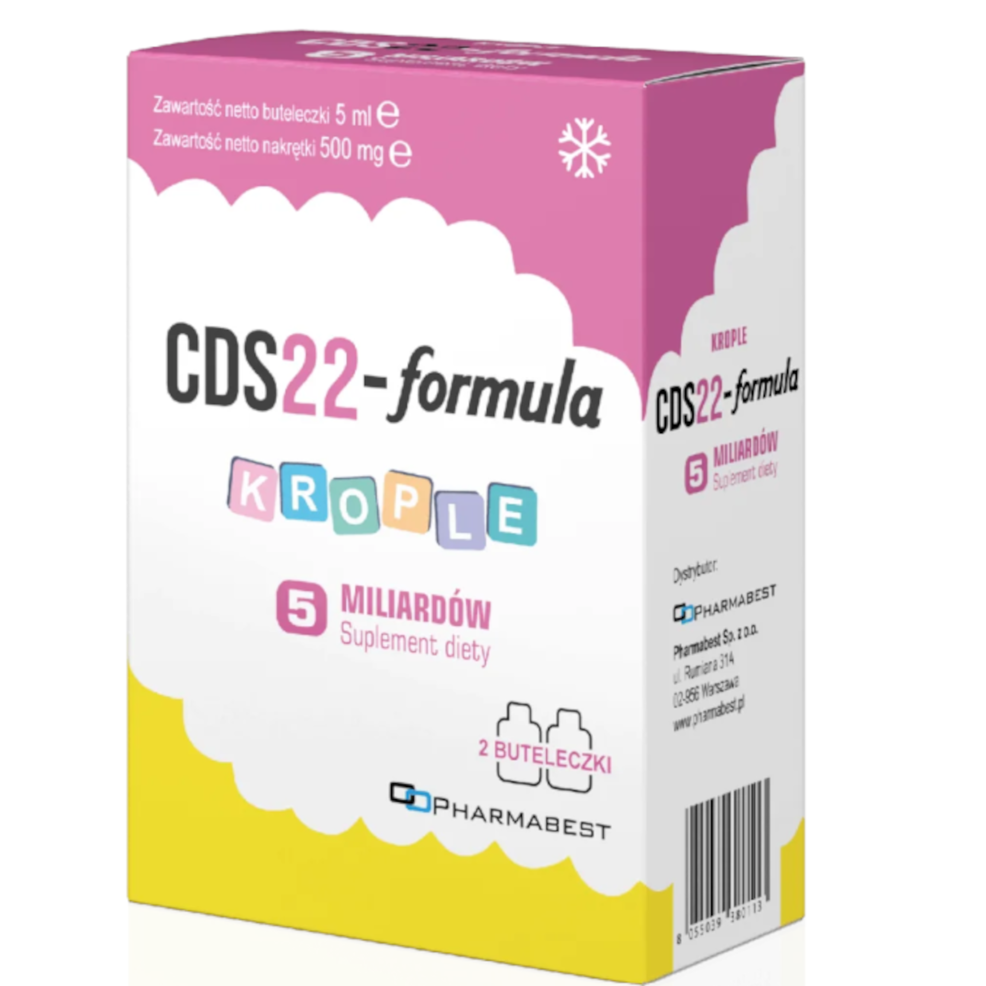 CDS22-formula Krople 5 mld, 2 buteleczki zdjęcie