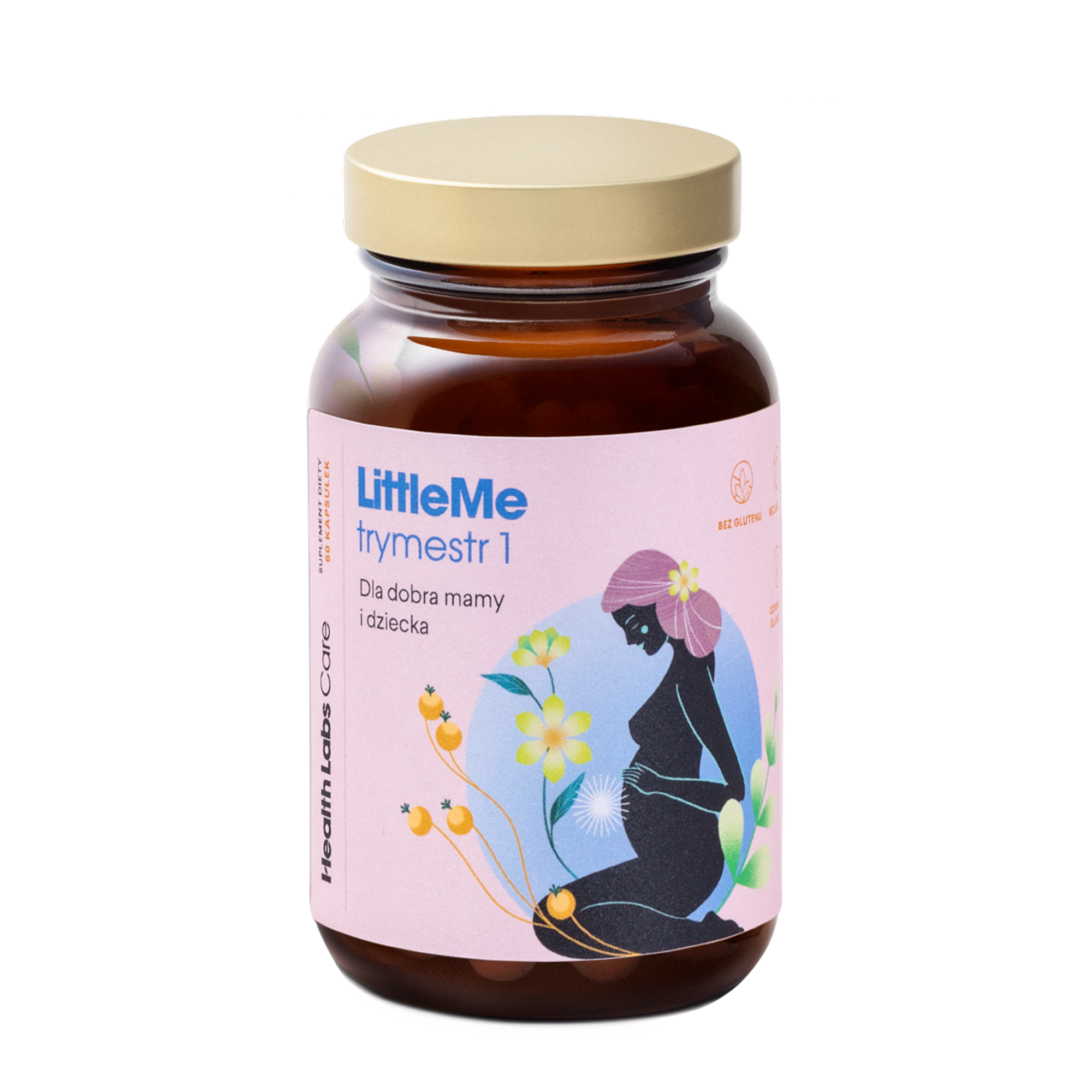 Health Labs Care, LittleMe trymestr 1, kapsułki, 60 sztuk zdjęcie