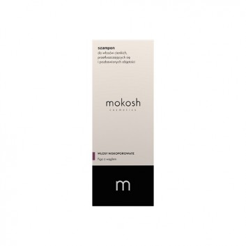 MOKOSH Szampon do włosów cienkich, przetłuszczających się i pozbawionych objętości, Figa z węglem, 200 ml