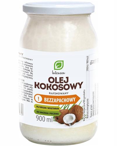 INTENSON Olej kokosowy rafinowany bezzapachowy - 900 ml zdjęcie
