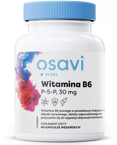 Osavi Witamina B6 P-5-P 30 mg 60 kapsułek zdjęcie