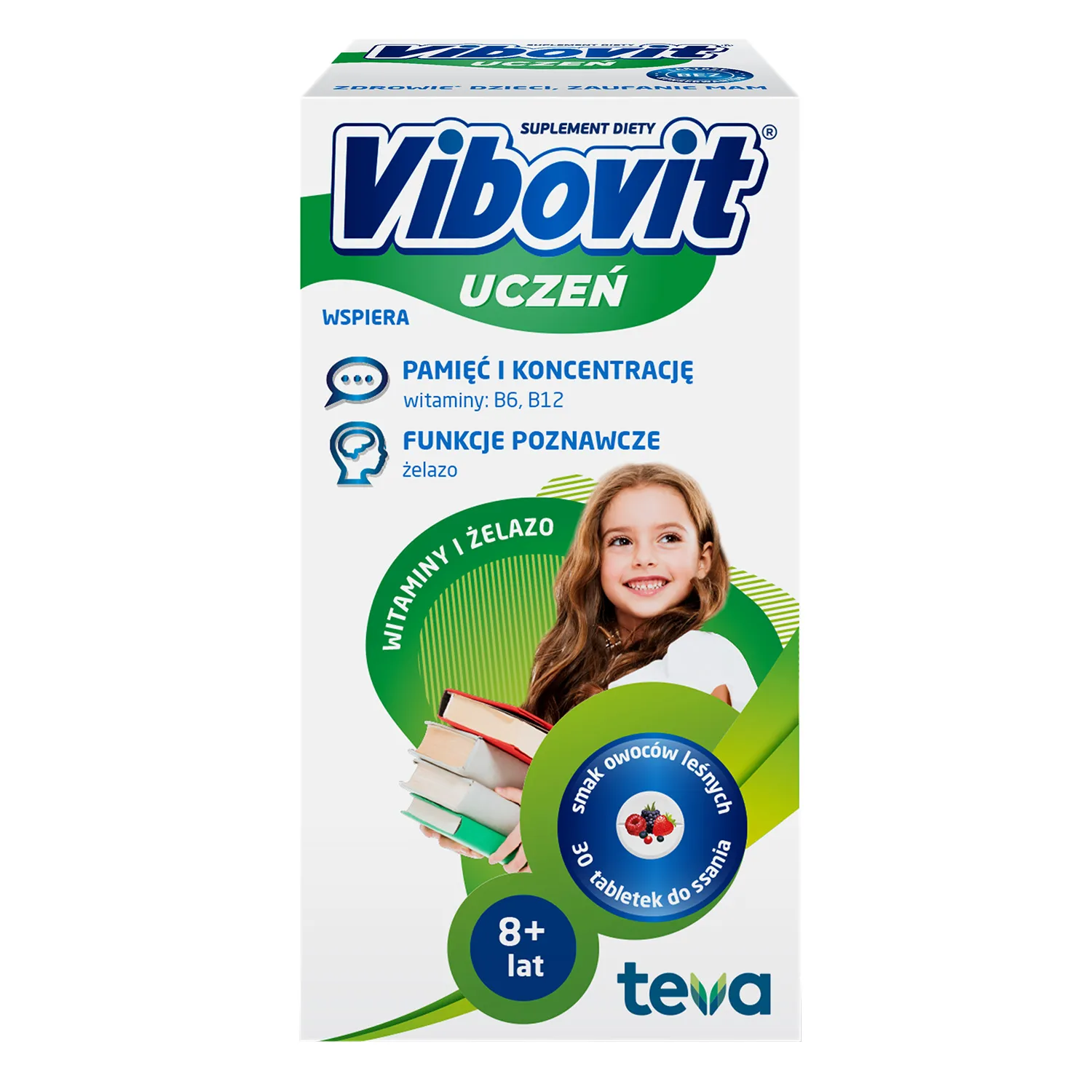 Vibovit Uczeń Witaminy + Żelazo 30 tabletek do ssania zdjęcie
