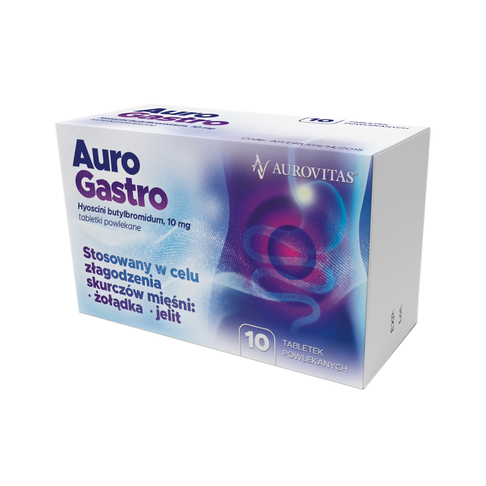 AuroGastro 10 mg, 10 tabletek powlekanych zdjęcie