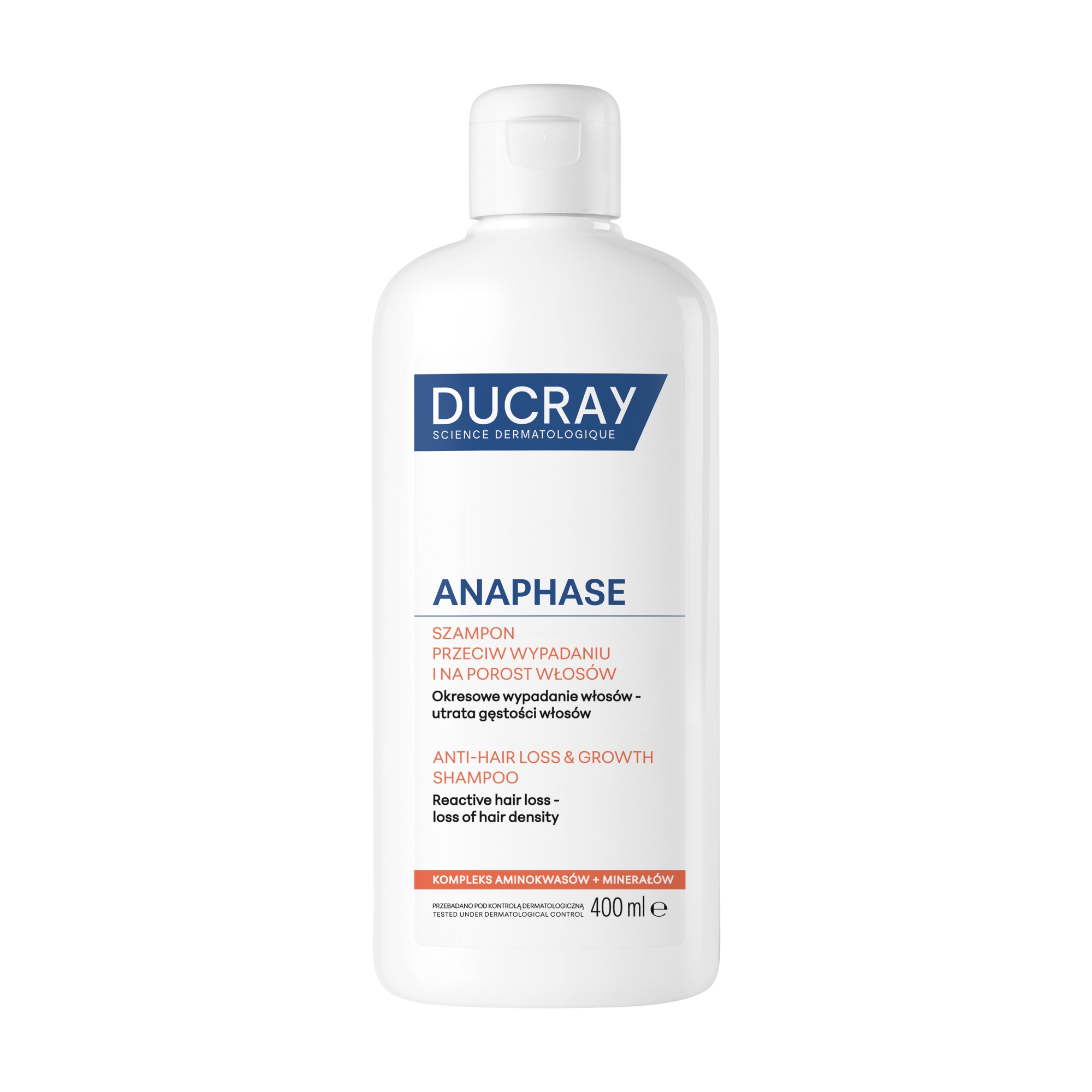 Ducray Anaphase, szampon przeciw wypadaniu i na porost włosów, 400 ml zdjęcie