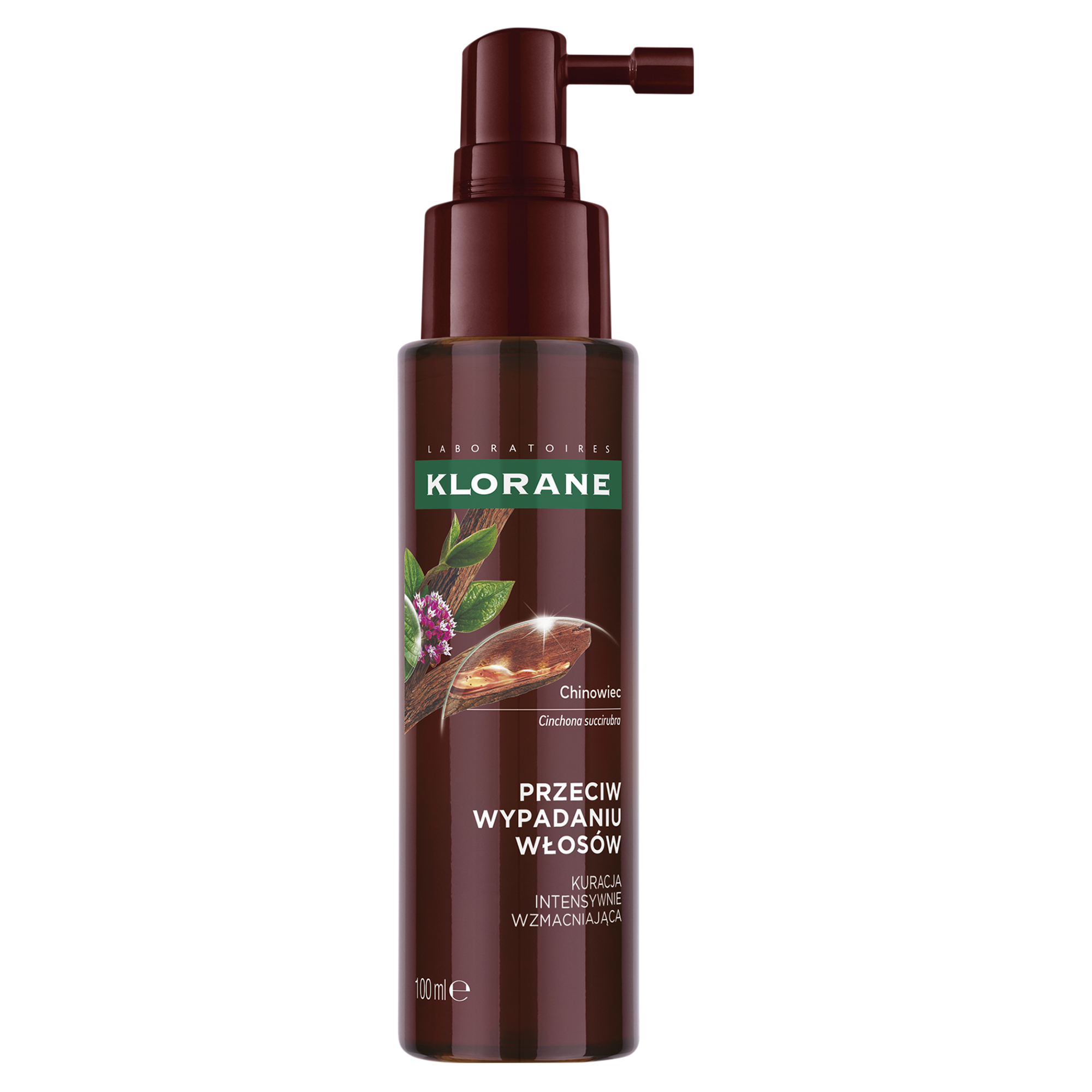 Klorane Przeciw Wypadaniu Włosów Kuracja intensywnie wzmacniająca serum z chininą, 100 ml zdjęcie