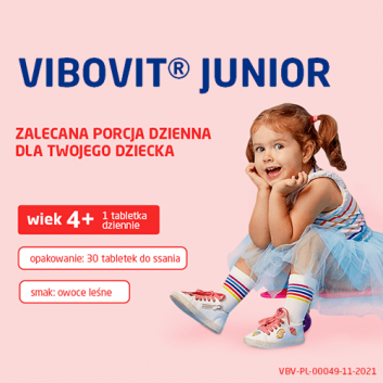 Vibovit Junior witaminy + żelazo 30 tabletek