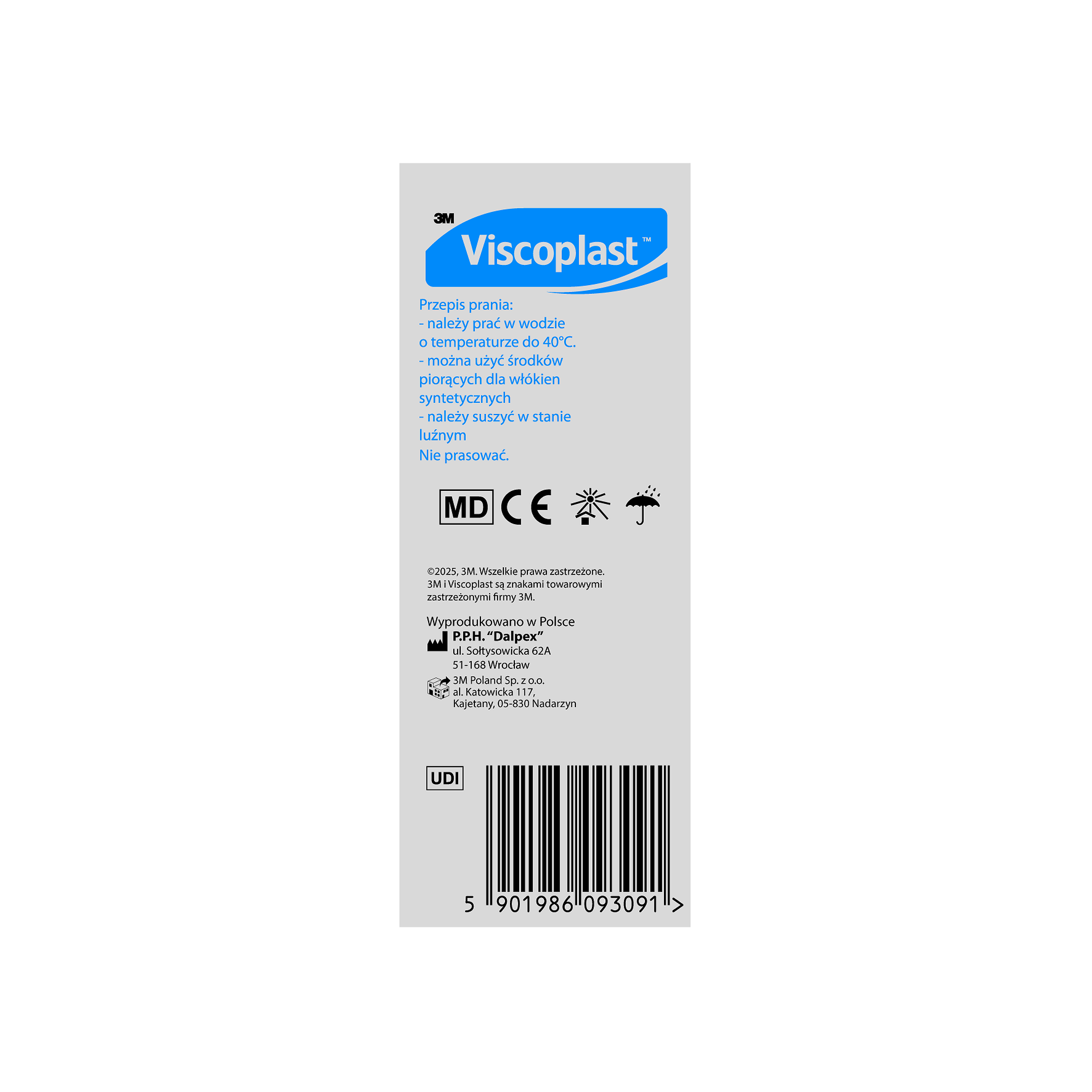 Viscoplast Opaska elastyczna z zapinką 5 m x 10 cm, 1 sztuka