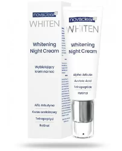 NovaClear Whiten wybielający krem na noc 50 ml zdjęcie
