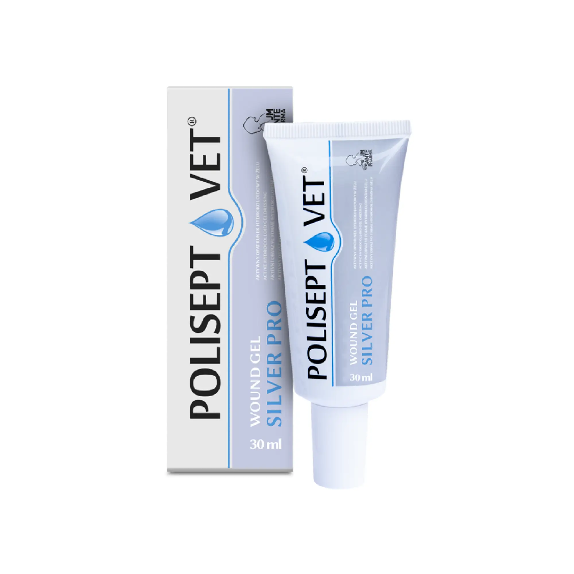 Polisept Vet Wound Gel Silver Pro Żelowy opatrunek dla psa i kota, 30 ml zdjęcie