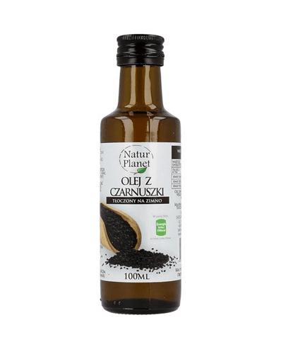 NATUR PLANET Olej z czarnuszki nierafinowany - 100 ml Na odporność, alergie, problemy skórne - cena, opinie, stosowanie  zdjęcie